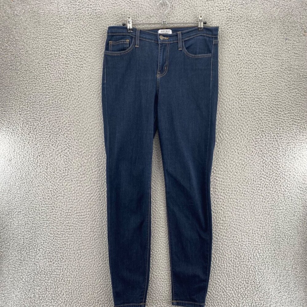 Judy Blue Jeans Womens 11 Blue Dark Wash Denim Stretch Skinny Everyday Casual
